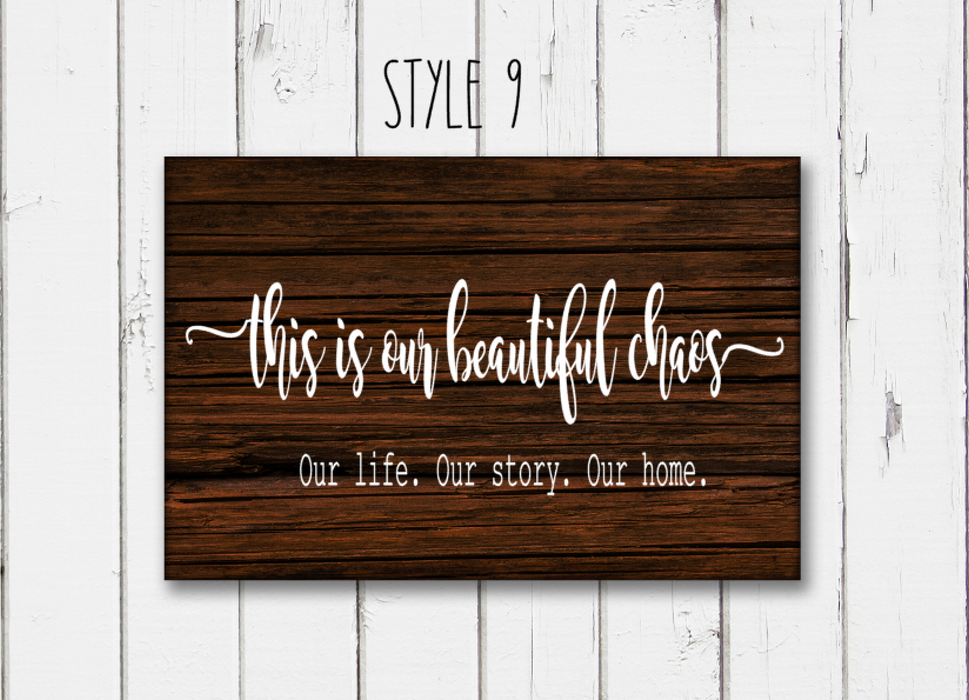 11x18 inch custom sign - Paint Kit to Go