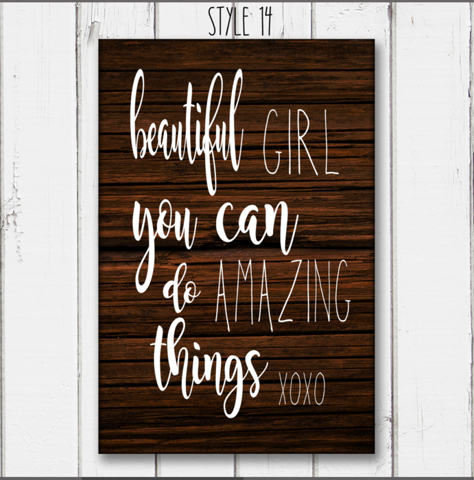 11x18 inch custom sign - Paint Kit to Go
