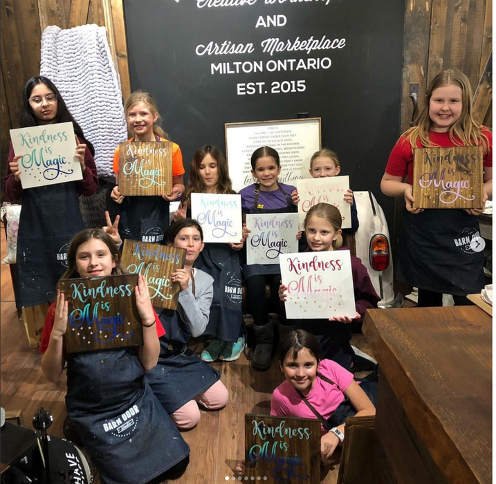 Children’s Party Project - 11x11 inch custom sign