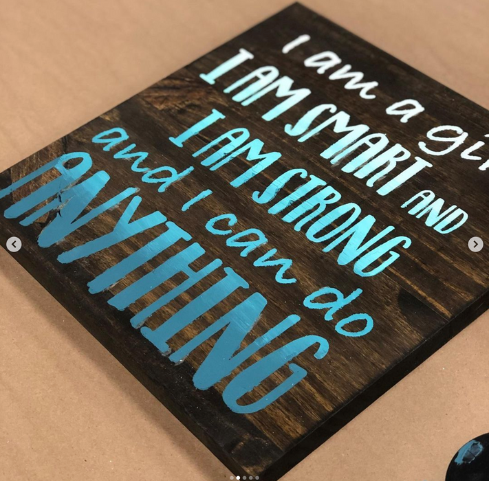 Children’s Party Project - 11x11 inch custom sign
