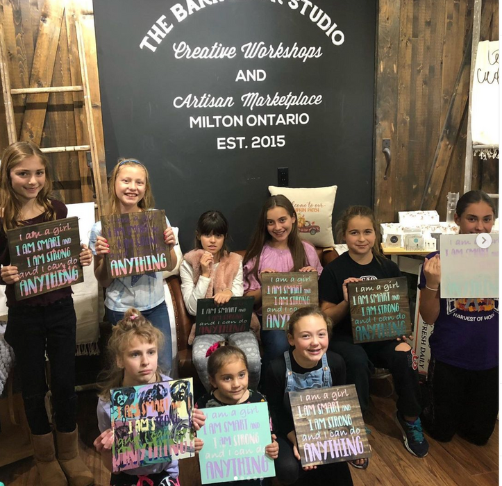 Children’s Party Project - 11x11 inch custom sign