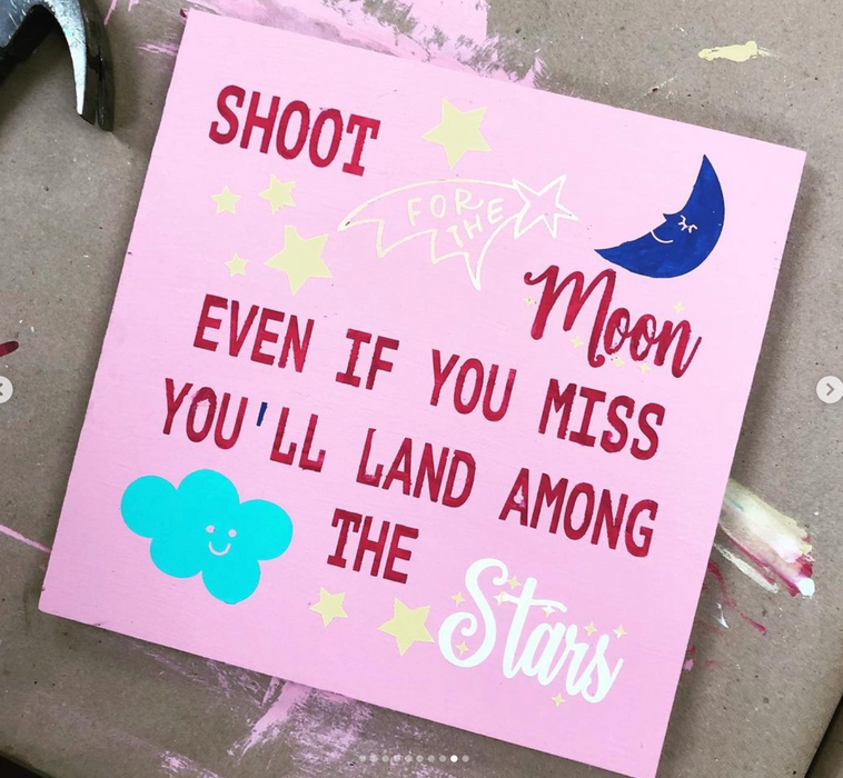 Children’s Party Project - 11x11 inch custom sign