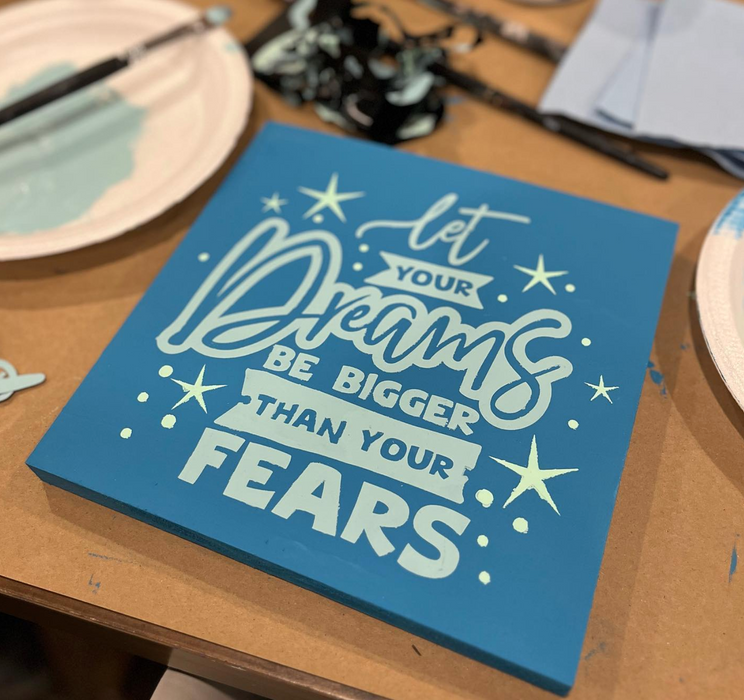 Children’s Party Project - 11x11 inch custom sign