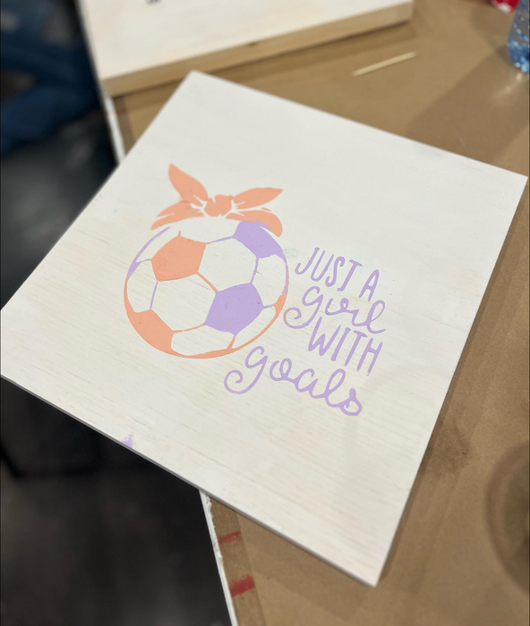 Children’s Party Project - 11x11 inch custom sign