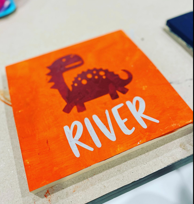 Children’s Party Project - 11x11 inch custom sign