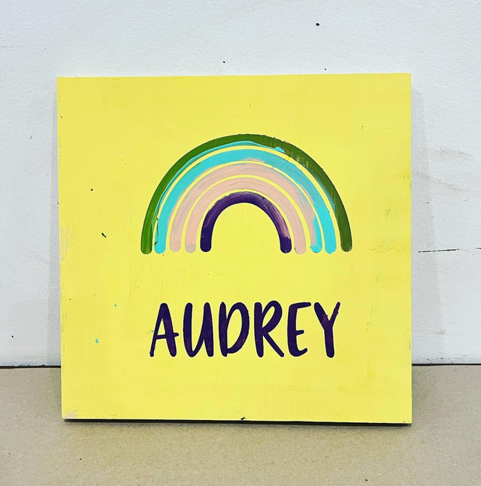 Children’s Party Project - 11x11 inch custom sign