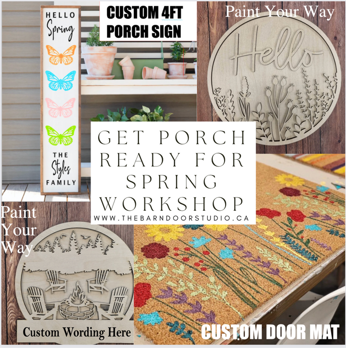 GET YOUR PORCH READY FOR SPRING WORKSHOP- SAT 9TH MARCH 1-4PM
