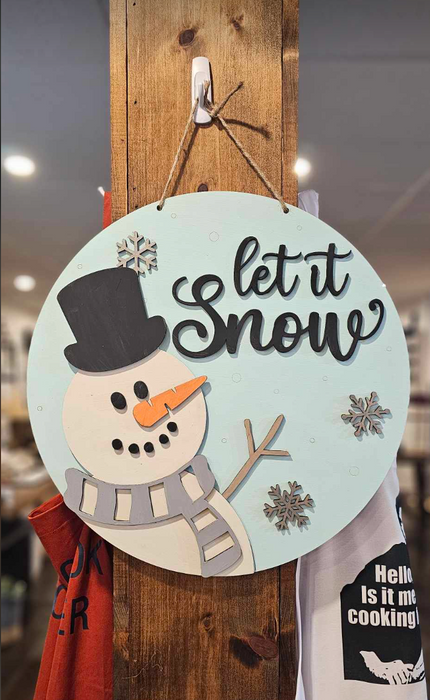 Let it Snow Door Hanger/Sign