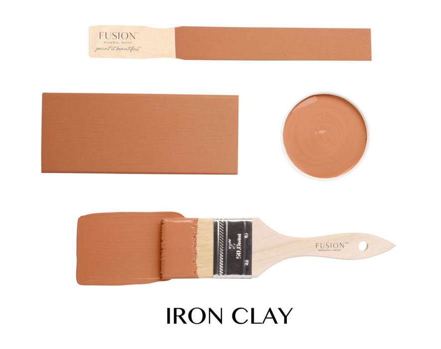 **NEW COLOUR** IRON CLAY - FUSION MINERAL PAINT