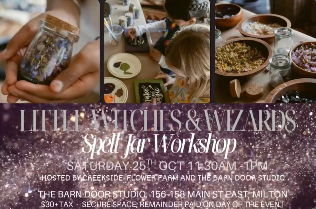 Little Witches and Wizards Spell Jar Workshop - Saturday 25th Oct 11am -1.30pm