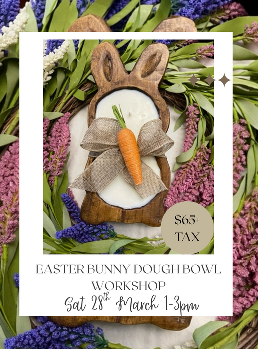 Easter Bunny Dough Bowl Workshop - Saturday 28th March 1-3pm