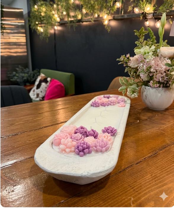 Floral Dough Bowl Candle & Mimosas Mothers Day Workshop - Sunday 10th May 2.30pm - 4pm