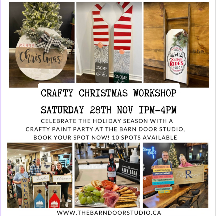 CRAFTY CHRISTMAS!! MAKE WHAT YOU WANT WORKSHOP - SATURDAY 28TH NOVEMBER 1-4PM