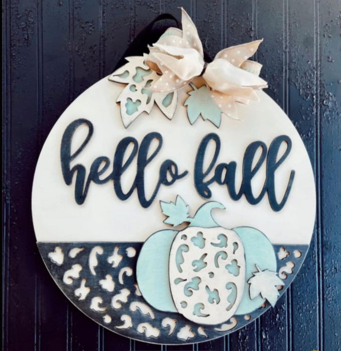 LAST CHANCE! FALL PORCH SIGN WORKSHOP - FRI 10TH OCT 6-9PM