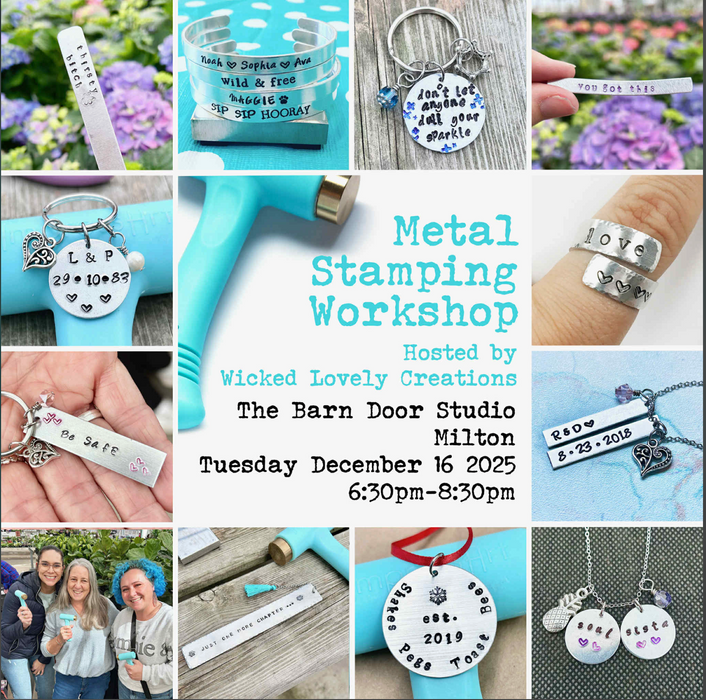 Metal Stamping Workshop - Tuesday 16th December 6.30-8.30pm