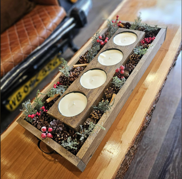 Festive Centrepiece Tray & Candle Pouring Workshop - Sunday 23rd November 12 noon - 3pm