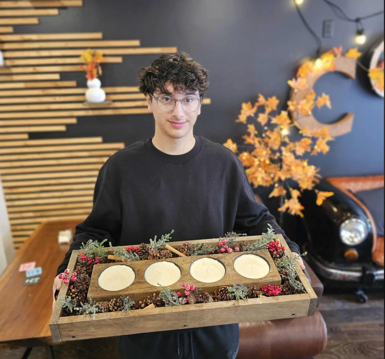 Festive Centrepiece Tray & Candle Pouring Workshop - Sunday 23rd November 12 noon - 3pm