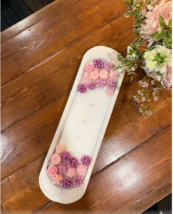 Floral Dough Bowl Candle & Mimosas Mothers Day Workshop - Sunday 10th May 2.30pm - 4pm