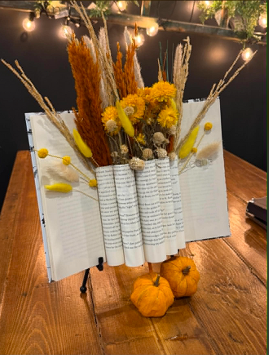 Dried Flower Book Display Workshop - Sunday Aug 16th 12 noon-2pm