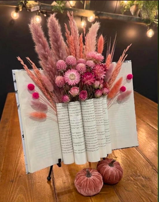 Dried Flower Book Display Workshop - Sunday Aug 16th 12 noon-2pm