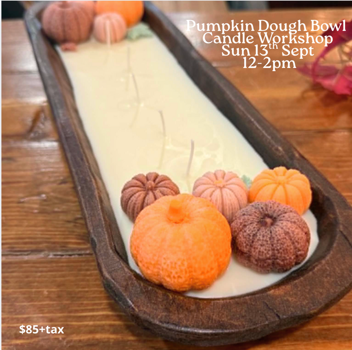 PUMPKIN DOUGH BOWL WORKSHOP - SUNDAY 13TH SEPTEMBER 12-2PM
