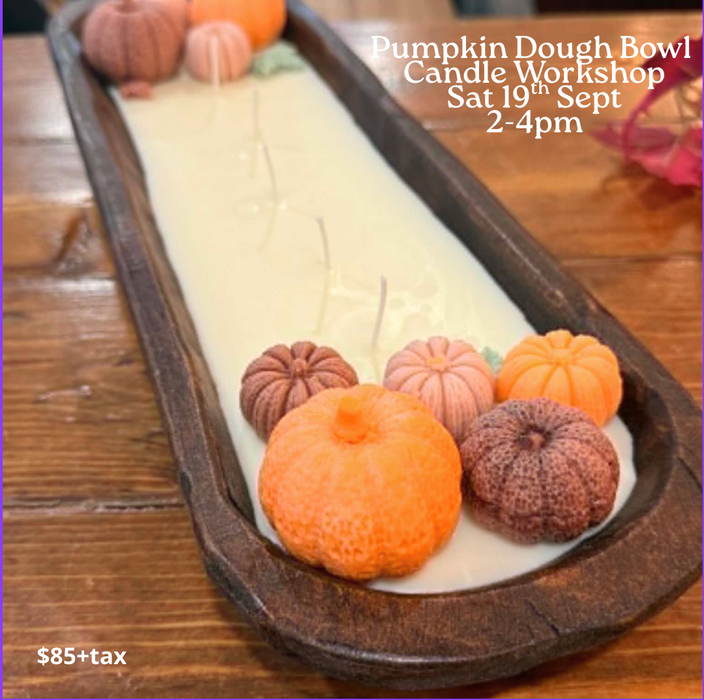 PUMPKIN DOUGH BOWL WORKSHOP - Saturday 19th September 2-4pm