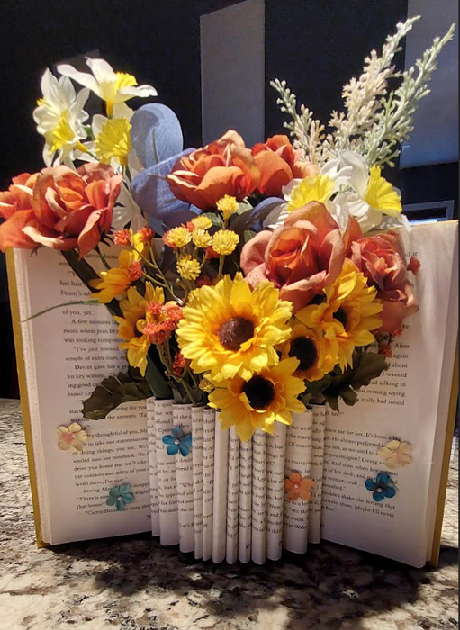 Silk Flower Book Display Workshop - Sunday 4th October 12-2pm