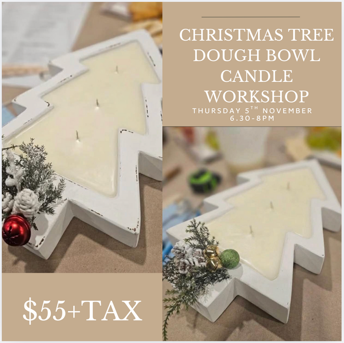 Christmas Tree Candle Pouring Workshop - Thursday 5th November 6.30-8pm
