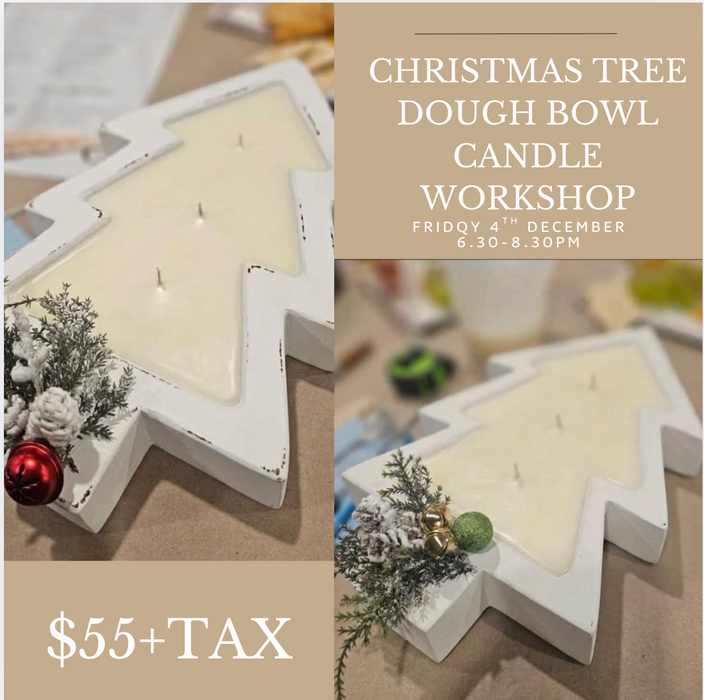 Christmas Tree Candle Pouring Workshop - Friday 4th December - 6.30-8.30pm