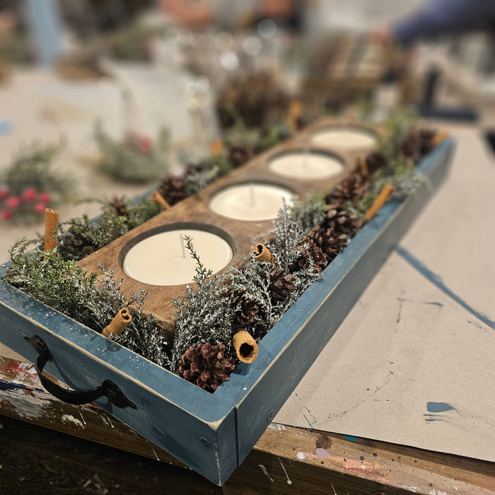 Festive Centrepiece Tray & Candle Pouring Workshop - Sunday 29th November 12-2.30pm