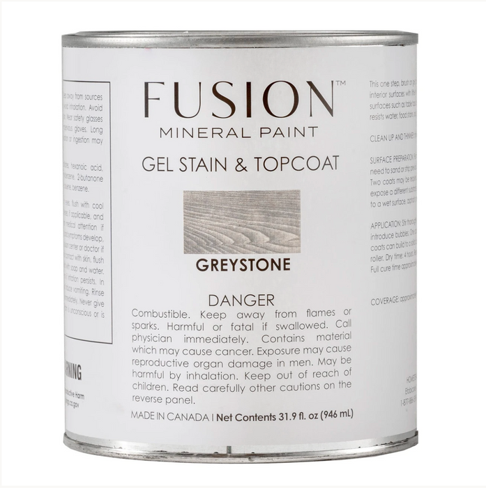 Gel Stain and Top Coat - Greystone