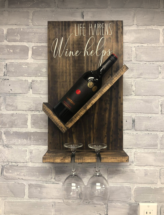 Rustic Wine Holder