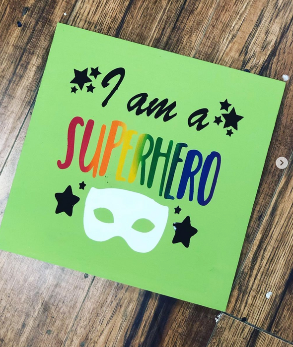 Children’s Party Project - 11x11 inch custom sign