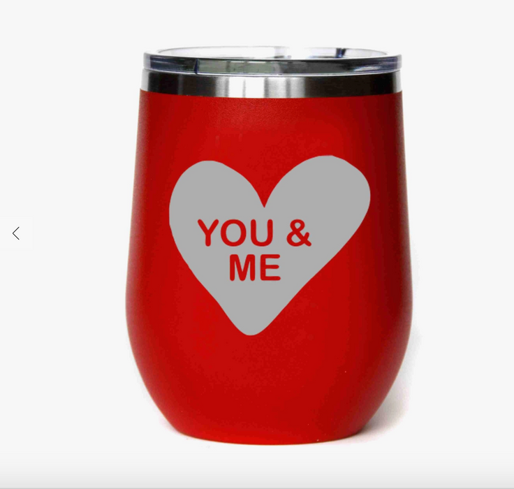 YOU & ME drinks tumbler - Valentine's Day
