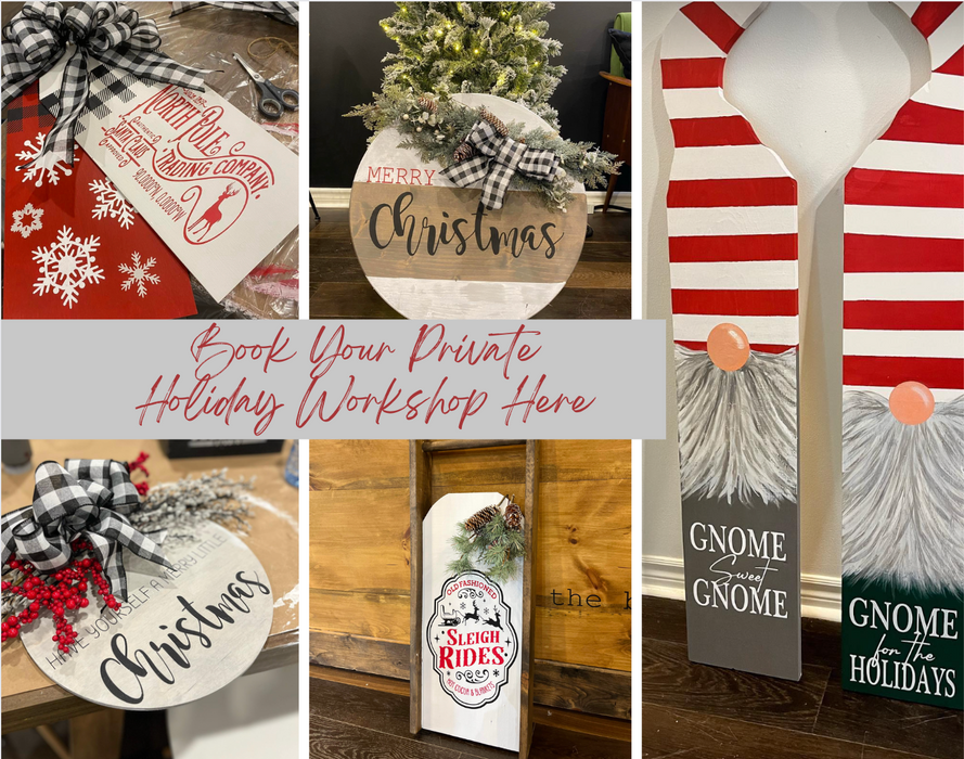 BOOK YOUR PRIVATE CRAFTY CHRISTMAS PARTY!